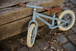Bicicleta de echilibru Little Dutch albastru mat - imagine 7