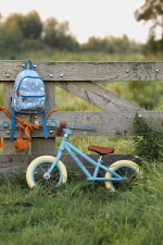 Bicicleta de echilibru Little Dutch albastru mat - imagine 5