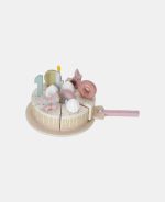 Tort aniversar cu decorațiuni pentru 1-5 ani - Roz - Little Dutch - imagine 3