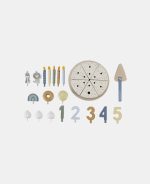 Tort aniversar cu decorațiuni pentru 1-5 ani - Albastru - Little Dutch - imagine 5