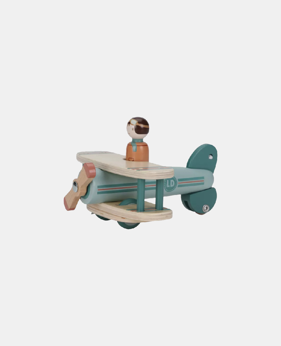 LD8020.jpg Avion din lemn FSC - Little Dutch - imagine 1