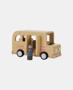 Autobuz scolar din lemn FSC - Little Dutch - imagine 3