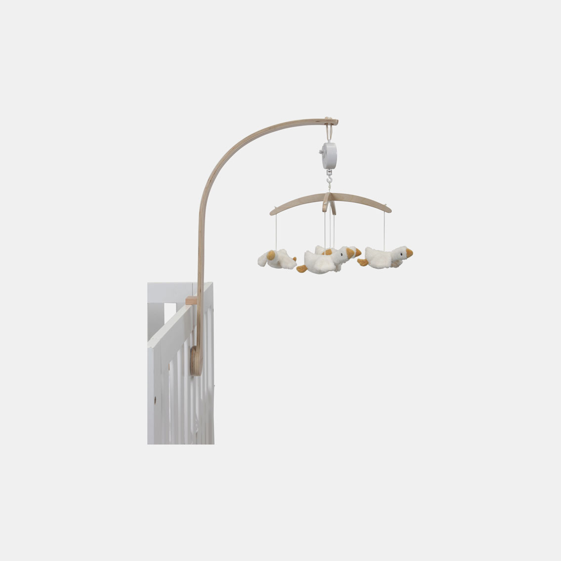 LD8500-Music-Mobile-Goose-Product-2_main.jpg Carusel muzical din lemn din colecția Little Goose Little Dutch - imagine 1