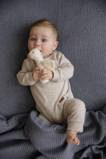 Jucărie chițăitoare pentru bebeluși Gâscă colecția Little Goose Little Dutch - imagine 3