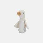 Jucărie chițăitoare pentru bebeluși Gâscă colecția Little Goose Little Dutch
