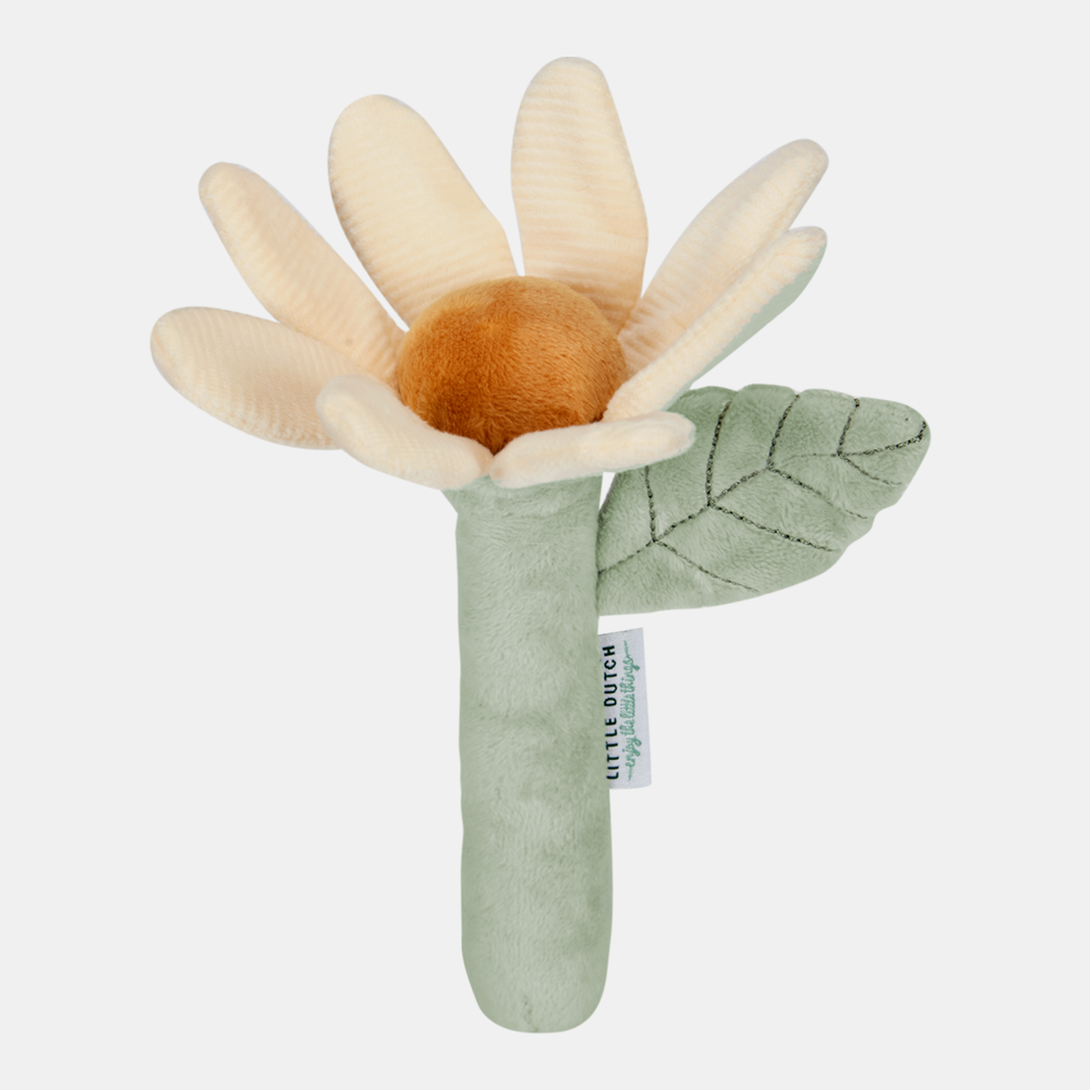 LD8514-Rattle-Flower-Product-2.png Jucărie zornăitoare pentru bebeluși Floare colecția Little Goose Little Duch - imagine 1