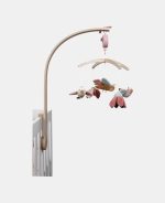 Carusel muzical cu brat din lemn - colectia Flowers & Butterflies - Little Dutch - imagine 2