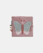 Carte senzoriala pentru bebelusi - Colectia Flowers & Butterflies - Little Dutch