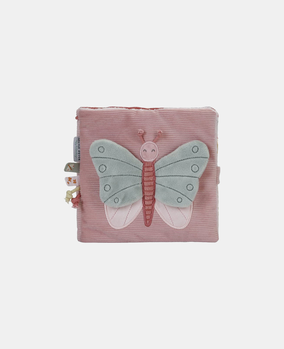 LD8707.jpg Carte senzoriala pentru bebelusi - Colectia Flowers & Butterflies - Little Dutch - imagine 1