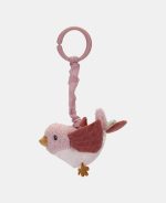 Jucarie din plus cu vibratii - Bird - Colectia Flowers & Butterflies - Little Dutch - imagine 2