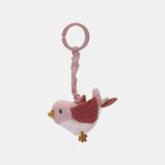 Jucarie din plus cu vibratii - Bird - Colectia Flowers & Butterflies - Little Dutch