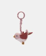 Jucarie din plus cu vibratii - Bird - Colectia Flowers & Butterflies - Little Dutch