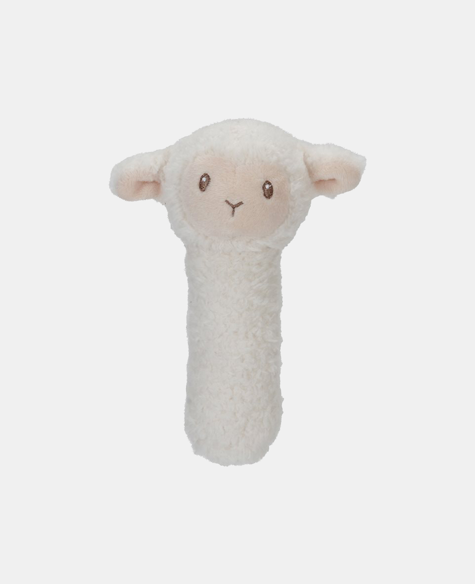 LD8801.jpg Jucărie chițăitoare pentru bebeluși - Oiță - Little Farm - Little Dutch - imagine 1