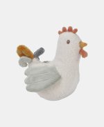 Jucărie hopa-mitică pentru bebeluși - Găină - Little Farm - Little Dutch - imagine 2