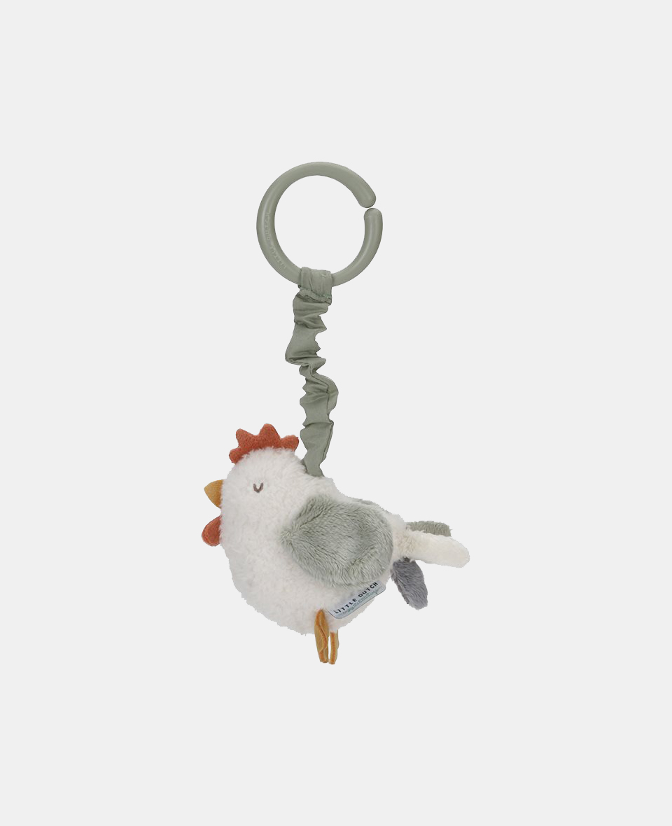 LD8813.jpg Jucărie din pluș care vibrează - Găină - Little Farm - Little Dutch - imagine 1