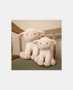 Jucărie din pluș - Sheep - 17 cm - Colecția Little Farm - Little Dutch - imagine 6