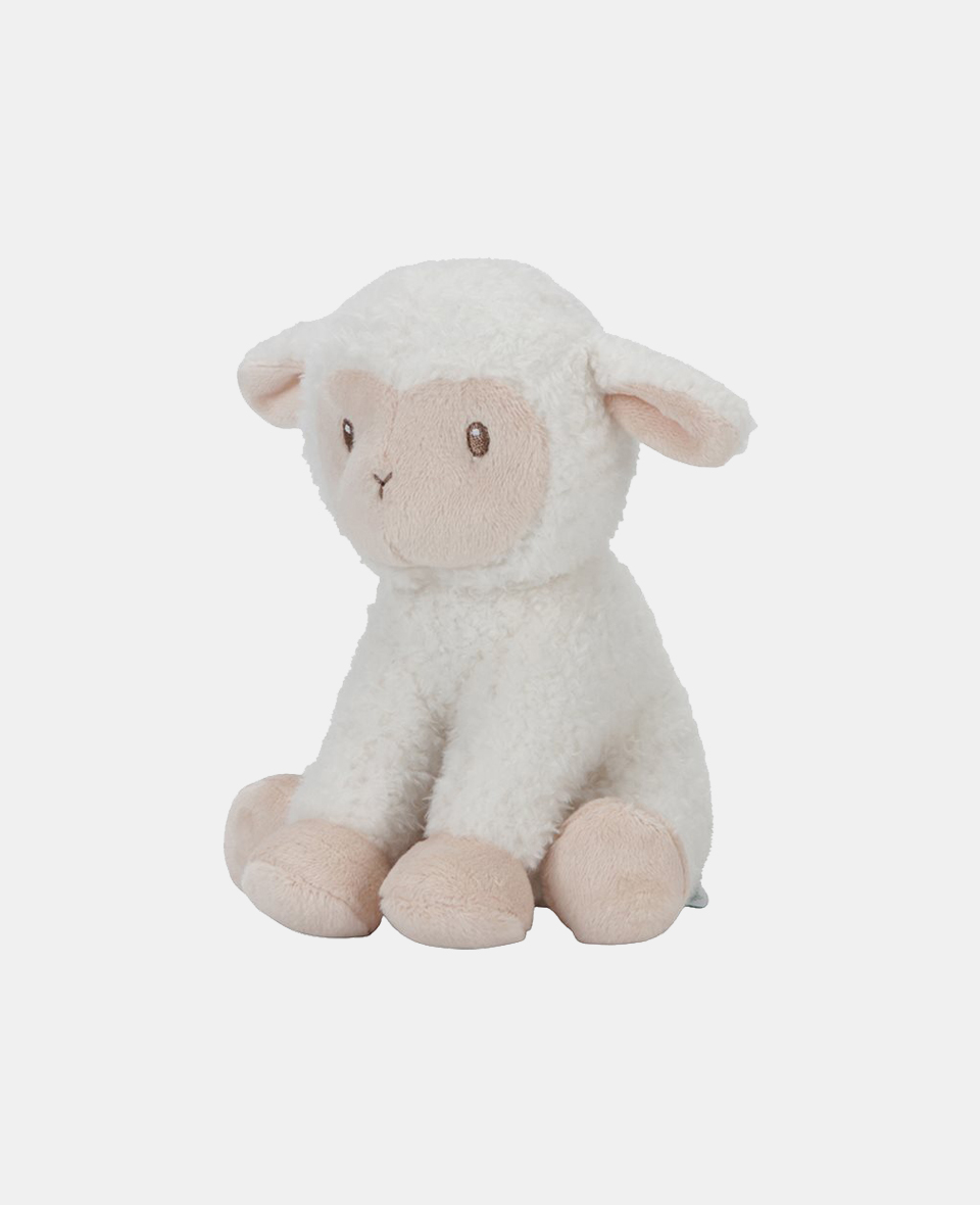 LD8829.jpg Jucărie din pluș - Sheep - 17 cm - Colecția Little Farm - Little Dutch - imagine 1