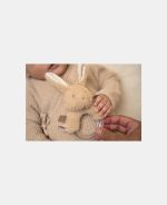 Jucărie din pluș cu inel cu mărgele - Iepuraș - Baby Bunny - Little Dutch - imagine 5