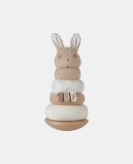 Jucărie din lemn FSC și textil pentru stivuire - Baby Bunny - Little Dutch