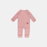 Salopetă pentru bebeluși Pink Melange Little Dutch