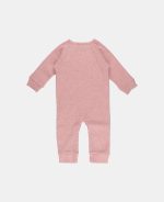 Salopetă pentru bebeluși Pink Melange Little Dutch - imagine 3