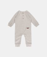 Salopetă pentru bebeluși Grey Melange Little Dutch - imagine 2