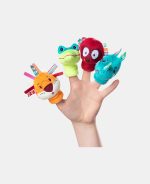 Lilliputiens marionete de pluș pentru degete Animăluțe din junglă - imagine 2