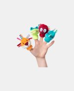 Lilliputiens marionete de pluș pentru degete Animăluțe din junglă