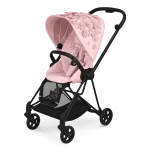 Carucior 2 in 1 Landou MIOS Lux SIMPLY FLOWERS PINK | light pink + Cadru Carucior pentru Copii Mios Chrome Black + Parte Sport Carucior MIOS SIMPLY FLOWERS PINK | light pink Cybex Fashion - imagine 18