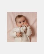 Jucarie din plus cu inel cu margele - Miffy Vintage Little Flowers - Little Dutch - imagine 3