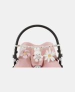 Jucarie senzoriala pentru carucior - Miffy Vintage Little Flowers - Little Dutch - imagine 4