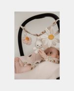 Jucarie senzoriala pentru carucior - Miffy Vintage Little Flowers - Little Dutch - imagine 6