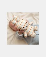 Jucarie de plus - 25 cm - Miffy Vintage Sunny Stripes - Little Dutch - imagine 3