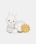 Jucarie din plus cu inel cu margele - Miffy Vintage Sunny Stripes - Little Dutch - imagine 2