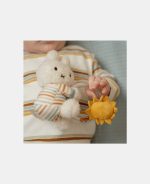 Jucarie din plus cu inel cu margele - Miffy Vintage Sunny Stripes - Little Dutch - imagine 3