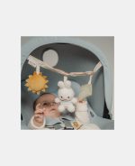 Jucarie senzoriala pentru carucior - Miffy Vintage Sunny Stripes - Little Dutch - imagine 5