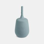 Adita silicone cup with straw - Lead - Nuuroo