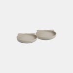 Akila silicone plate 2-pack Koala - Cobblestone - Nuuroo