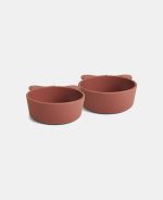 Alex silicone deep plate 2-pack Koala - Mahogany - Nuuroo - imagine 2