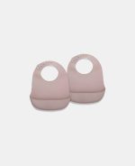 Bavetă din silicon - Set 2 bucăți - Woodrose – Nuuroo