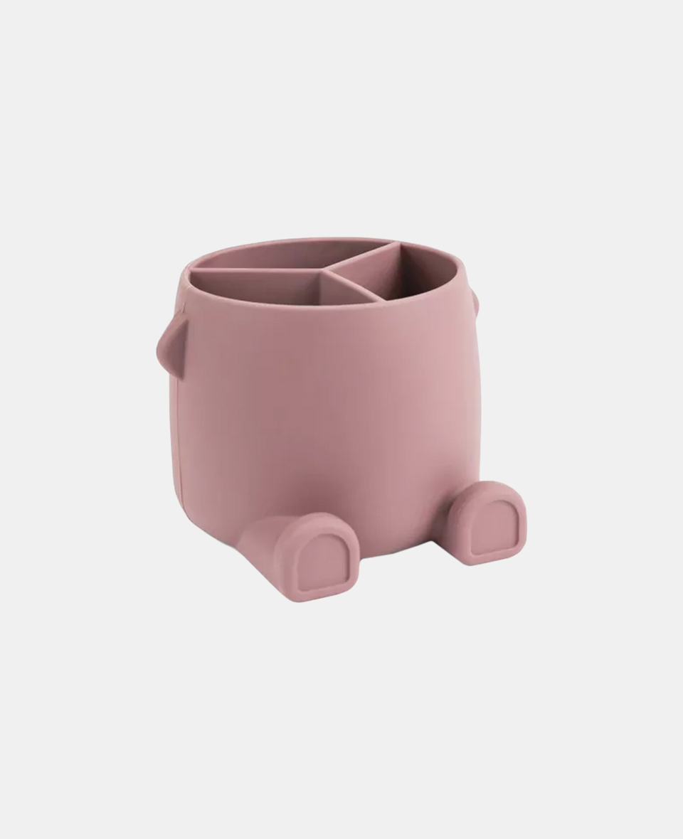 NU132-MAHOGANY.jpg Cutiuta organizator pentru creioane din silicon - Mahogany - Nuuroo - imagine 1