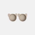 Set 2 boluri din silicon Rosa - Cobblestone – Nuuroo