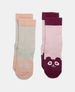 Frida socks 2-pack - Falcon/Yellow - Nuuroo - imagine 2