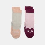 Frida socks 2-pack - Falcon/Yellow - Nuuroo