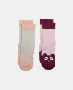 Frida socks 2-pack - Falcon/Yellow - Nuuroo