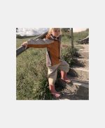 Costum impermeabil pentru ploaie cu salopeta - Carla - Cobblestone - Multi Mix - Nuuroo - imagine 5