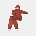 Costum impermeabil pentru ploaie - Carla - Mahogany - Multi Mix - Nuuroo