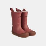 Cizme de ploaie din cauciuc natural Anton - Mahogany - Nuuroo