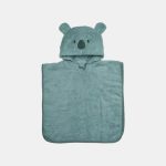 Nuuroo Adelin Poncho cu glugă din bumbac organic Lead