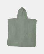 Poncho pentru plaja din bumbac - Olive - Little Dutch - imagine 3